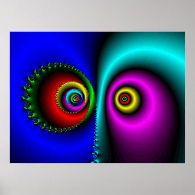 Poster Nas Escuras, os Olhos do Mesmerizado (Frente)