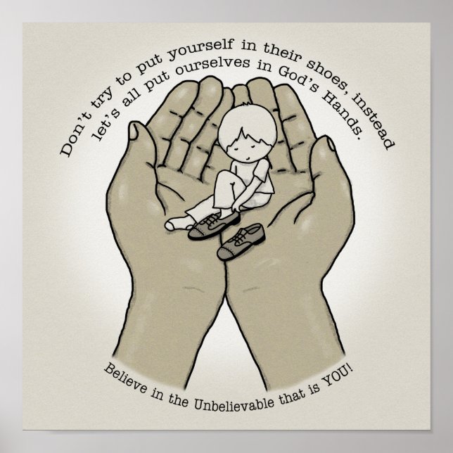 Pôster Nas Mãos de Deus (Frente)