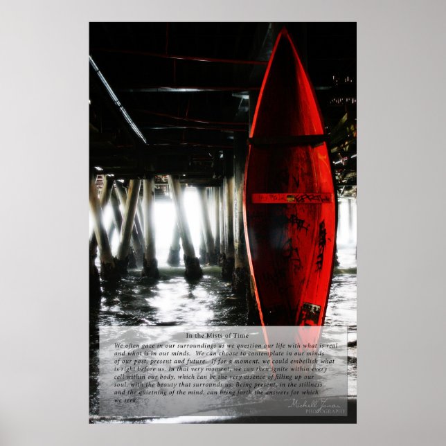 Pôster Nas Mistas do Tempo (Frente)