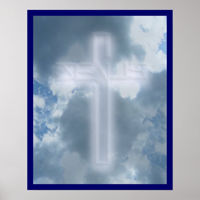 Poster Nas nuvens (Frente)