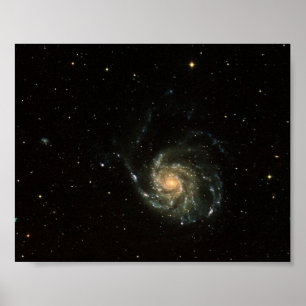 Poster NASA - Carteira da galáxia espiral M101