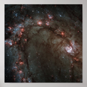 Poster NASA da galáxia M83 espiral