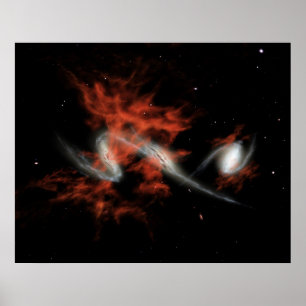 Poster NASA no centro das gotas