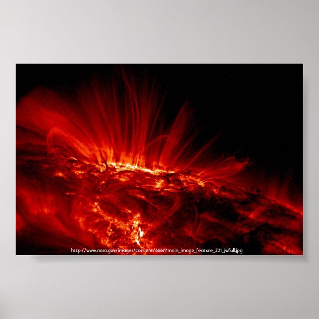 Poster NASA - Sunspot - setembro de 2000 (Frente)