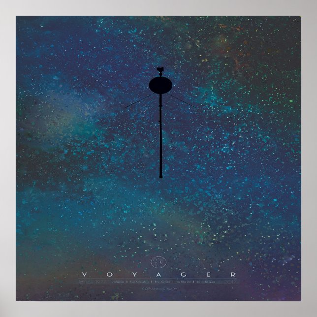 Poster NASA / Voyager 1 / (Frente)