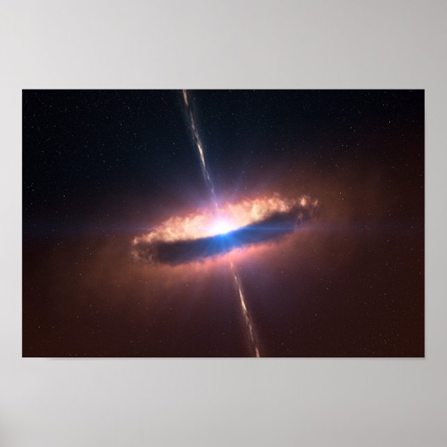 Poster NASAs SIG10-012 Disk Galaxy (Frente)