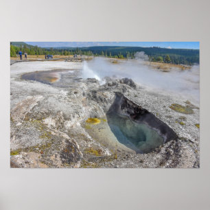 Poster Nascente Avoca, Biscuit Basin, Yellowstone
