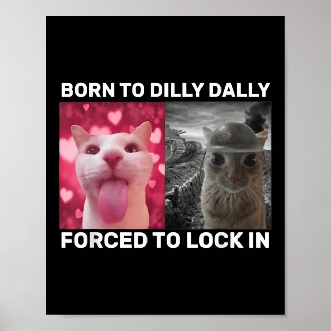 Poster Nascer A Dilly Dally Forçada A Bloquear Memória De (Frente)