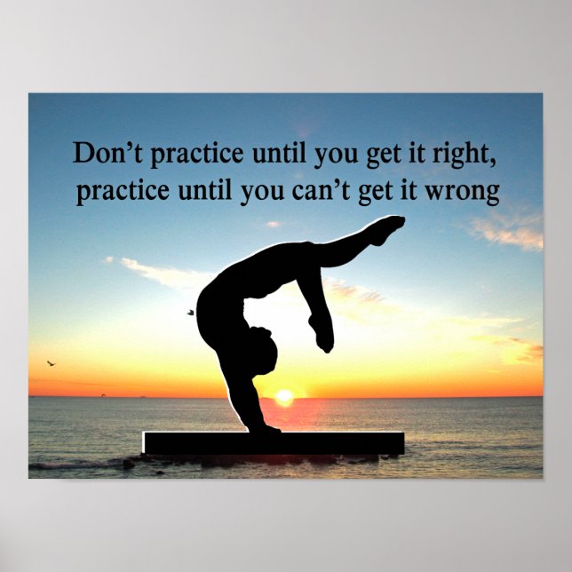 PÔSTER NASCER A GYMNAST CHAMPION (Frente)