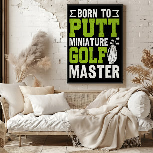Poster Nascer a Putt: Mestre de Golfe Miniatura