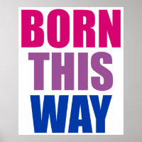 Nascer Assim Como Orgulho Bi Bissexual LGBTQ