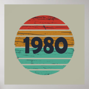 Poster Nascer clássico de 1980