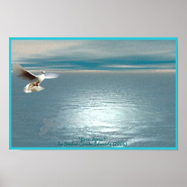 Pôster Nascer de Água e Espírito (Frente)