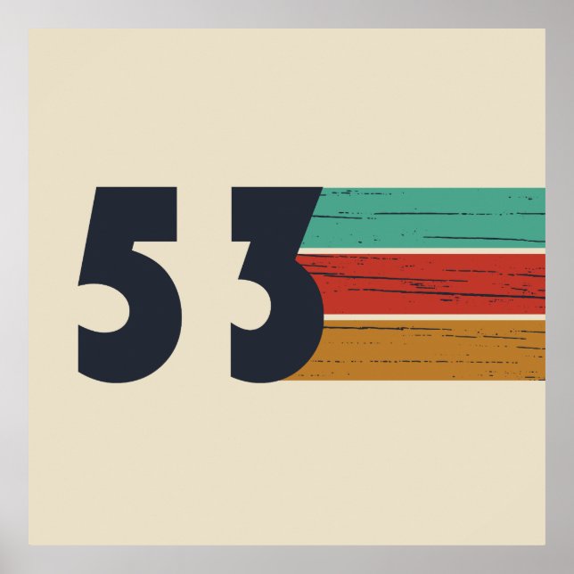 Poster nascer de aniversário de 1953 (Frente)