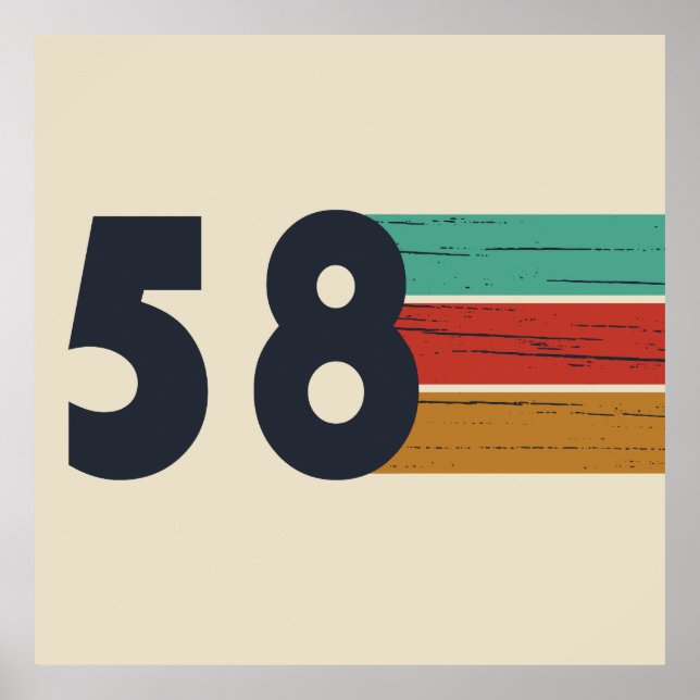 Poster nascer de aniversário de 1958 (Frente)