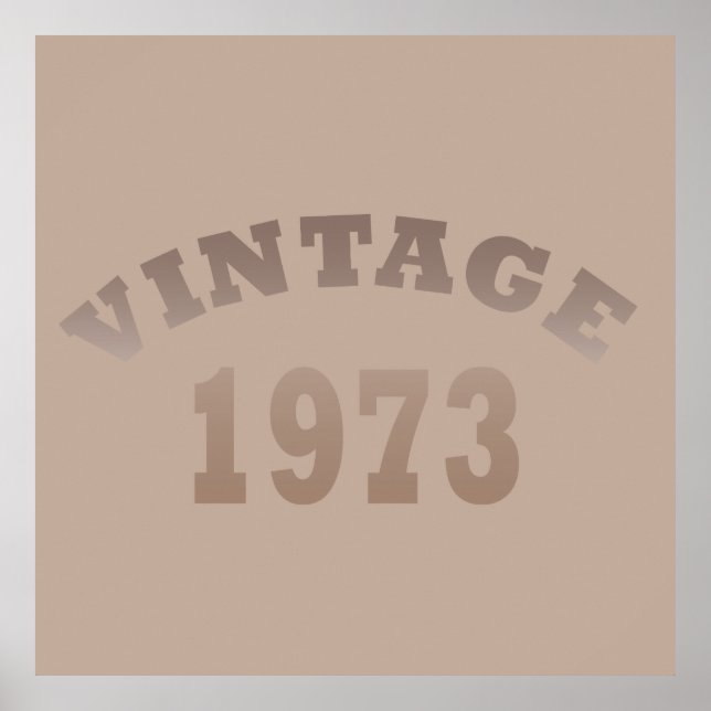 Poster nascer de aniversário de 1973 (Frente)