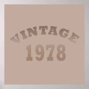 Poster Nascer de aniversário de 1978