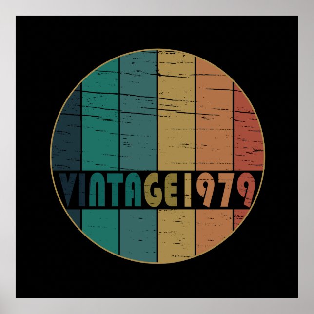 Poster Nascer de aniversário de 1979 (Frente)