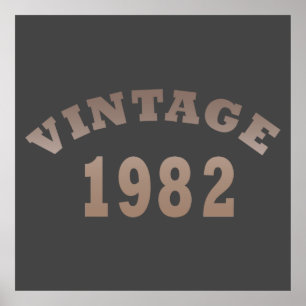 Poster Nascer de aniversário de 1982