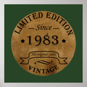 Poster Nascer de aniversário de 1983