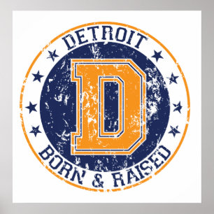 Poster Nascer de Detroit e aumentado