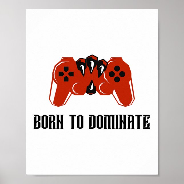Poster Nascer De Dominar O Gaming Claw Gamer Controller D (Frente)