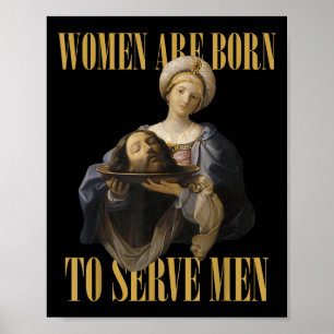 Poster Nascer De Servir A Menina De Chefe Cristão Motivac