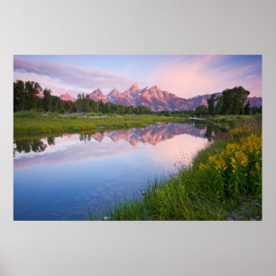Poster Nascer do sol da aterragem de Schwabacher