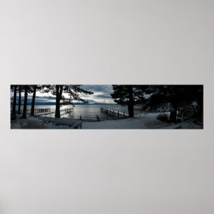 Pôster Nascer do sol de domingo em Lake Tahoe