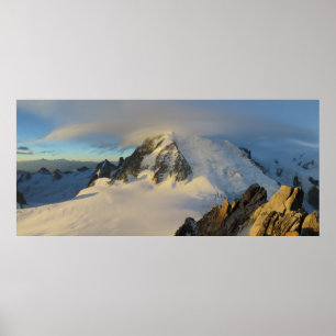 Poster Nascer do sol de Mont Blanc