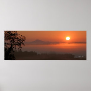 Poster Nascer do sol do búfalo