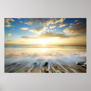 Poster Nascer do sol dourado