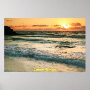 Pôster Nascer do sol em Tulum México
