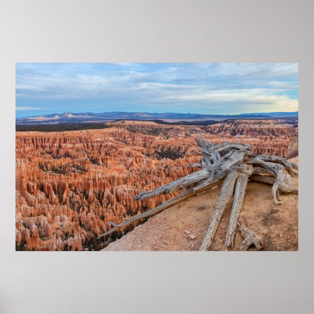 Poster Nascer do sol no Canyon do Parque Nacional Bryce (Frente)