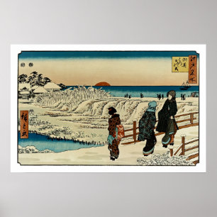 Poster Nascer do sol no dia do ano novo em Susaki