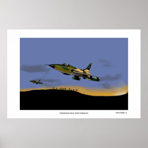 Poster Nascer do sol Vietnam 1967 de Thunderchief