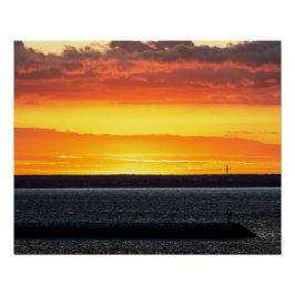 Pôster Nascer e pôr do sol