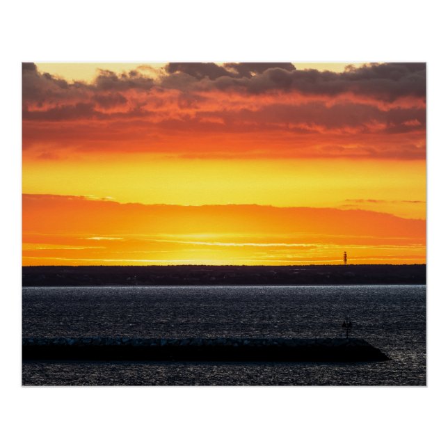 Pôster Nascer e pôr do sol  (Frente)