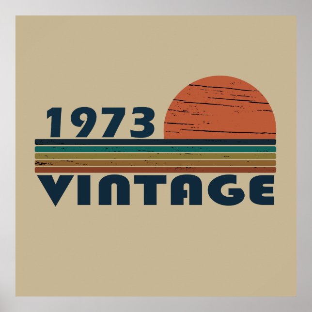 Poster nascer em 1973, 50 anos de idade (Frente)