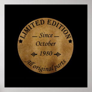 Poster nascer em outubro de 1980