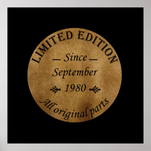 Poster nascer em setembro de 1980