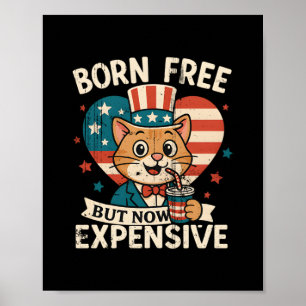 Poster Nascer Livre, Mas Agora Dispendiosa Citação Viral