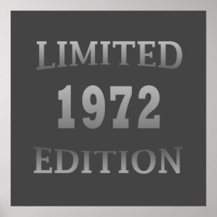 Poster nascer na edição limitada de 1972