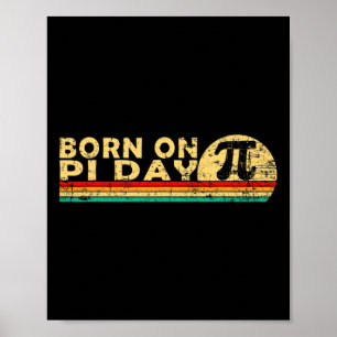 Poster Nascer No Dia Do Pi 14 De Março Equações Matemátic
