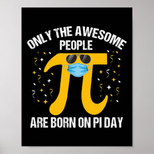 Poster Nascer No Dia Pi Camisa Decoração De Aniversário 1