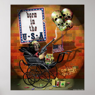 Pôster Nascer nos EUA