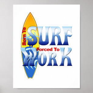 Poster Nascer Para Surfe De Surf