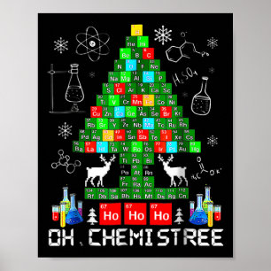 Poster Nascer Quimistree Engraçado Ciência Engraçada Árvo