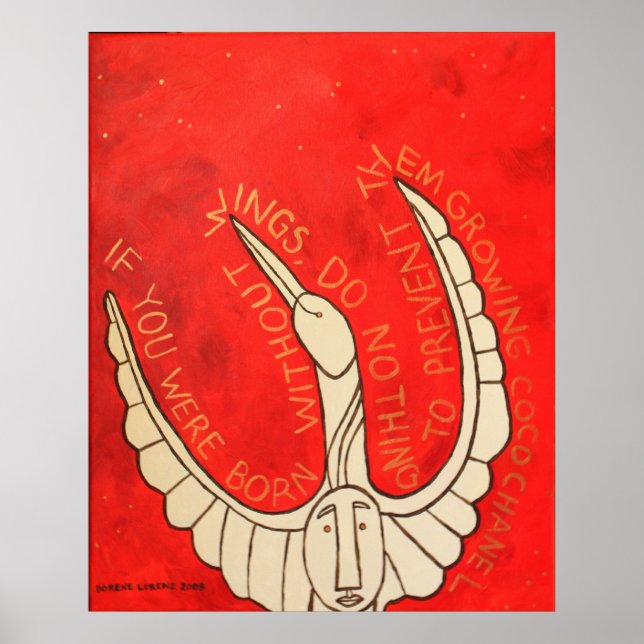 Pôster Nascer sem asas (Frente)