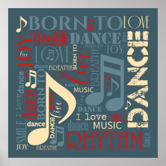 Pôster Nascer to Dance Blue ID277